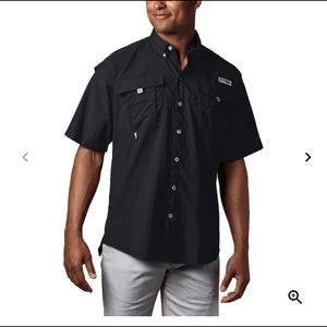 Mens PFG Columbia shirt black